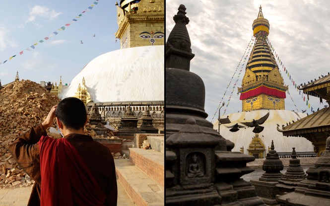 Nepal trước và sau thảm họa động đất - ảnh 10