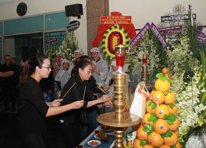 NSND Trà Giang, Thành Lộc, Minh Đức tiễn đưa