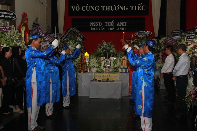 NSND Trà Giang, Thành Lộc, Minh Đức tiễn đưa