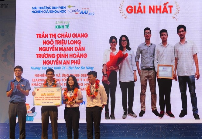 Trao 10 giải nhất, 14 giải nhì Giải thưởng Sinh viên NCKH Euréka 2019 - ảnh 1
