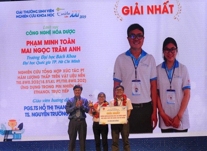 Trao 10 giải nhất, 14 giải nhì Giải thưởng Sinh viên NCKH Euréka 2019 - ảnh 2