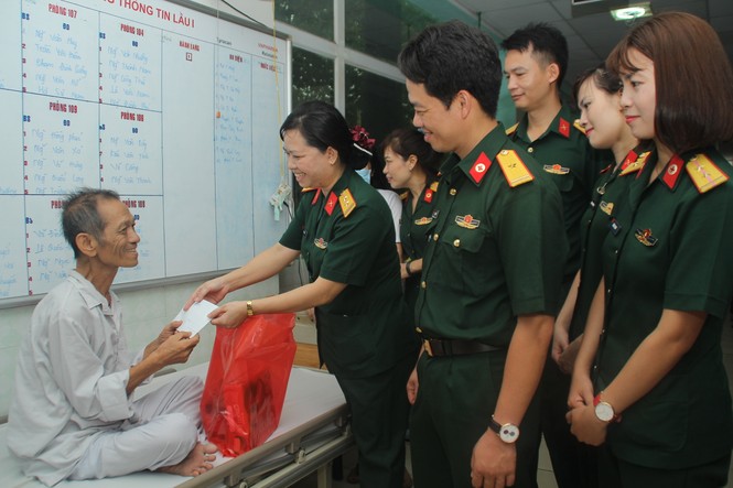 Tuổi trẻ Bệnh viện Quân y 175 tri ân thương bệnh binh - ảnh 1