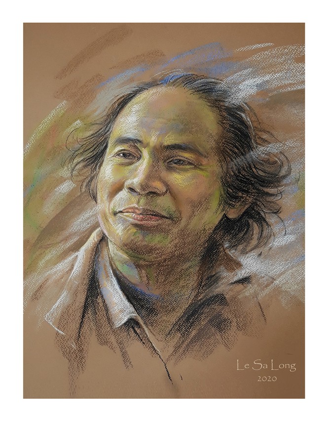 Ngày thơ, ngắm chân dung các nhà thơ tên tuổi Việt Nam qua tranh ký họa  - ảnh 4