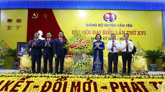 Thường trực Ban Bí thư dự đại hội điểm cấp huyện tại Yên Bái - ảnh 3