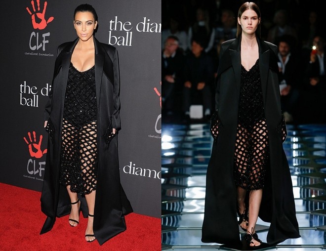 Kim Kardashian chuộng đồ xẻ ngực - ảnh 1