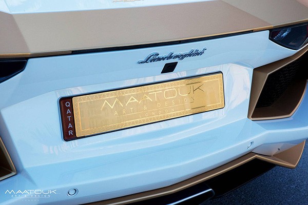 Mê mẩn trước Lamborghini Aventador độ vàng ròng - ảnh 8