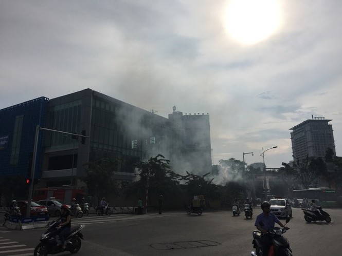 Cháy trong công trường nhà ga đường sắt Cát Linh - Hà Đông - ảnh 3