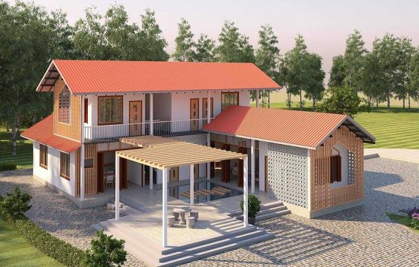 Những mẫu nhà tuyệt đẹp và gần gũi nông thôn miền Bắc - ảnh 6