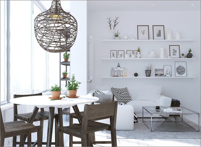 Những mẫu phòng ăn đơn giản, sang trọng vạn người mê - ảnh 4