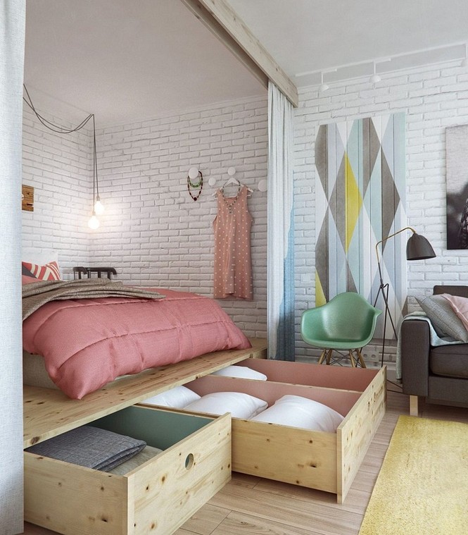 Những kiểu giường đột phá về thiết kế và sự tiện dụng cho phòng ngủ tý hon - ảnh 4