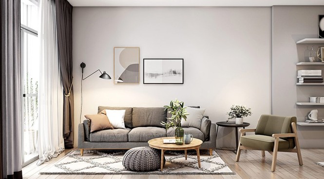 Căn hộ 30m2 có nội thất đơn giản nhưng vô cùng sang trọng - ảnh 1