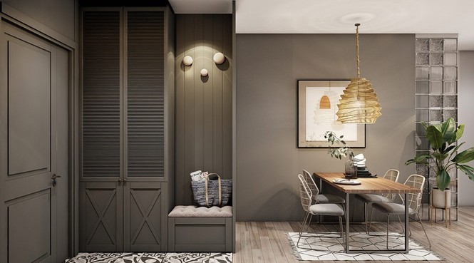 Căn hộ 30m2 có nội thất đơn giản nhưng vô cùng sang trọng - ảnh 4