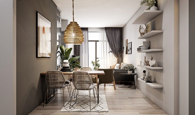 Căn hộ 30m2 có nội thất đơn giản nhưng vô cùng sang trọng - ảnh 5