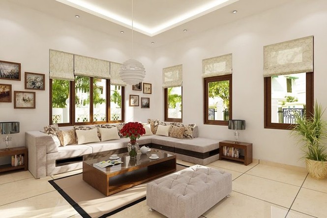 Nhà 1 trệt 1 lầu phong cách cổ điển đẹp sang trọng - ảnh 2