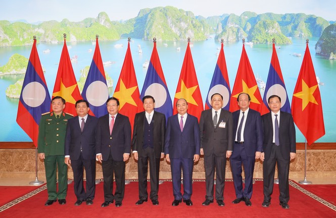 Chùm ảnh: Kỳ họp lần thứ 43 Ủy ban liên Chính phủ Việt Nam-Lào - ảnh 2