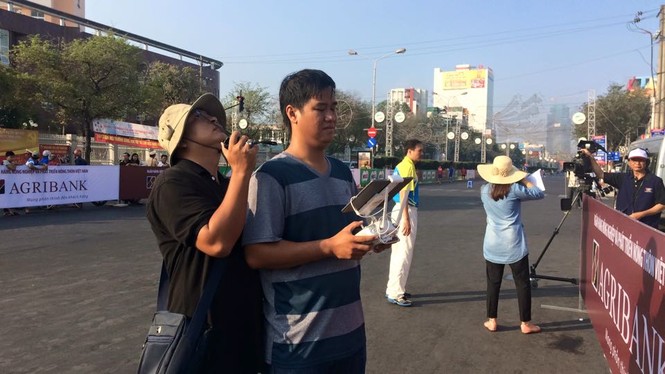 Dùng flycam tác nghiệp tại Việt dã Tiền Phong 2016 - ảnh 5