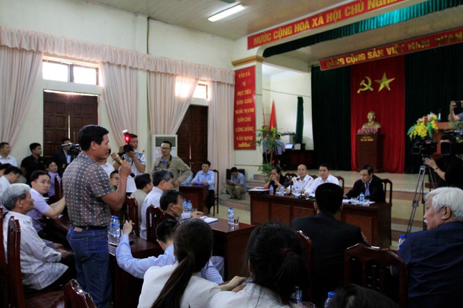 Toàn cảnh cuộc đối thoại giữa Chủ tịch Hà Nội và người dân Đồng Tâm - ảnh 9