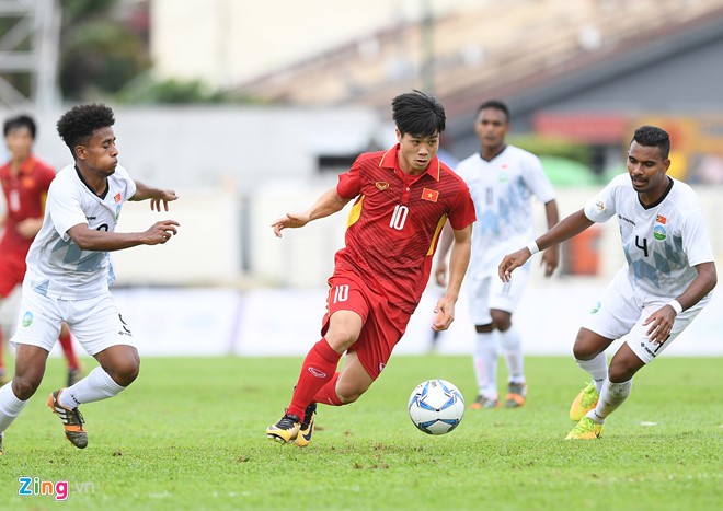 Văn Hậu tỏa sáng, U22 Việt Nam thắng '4 sao' trận đầu SEA Games - ảnh 7