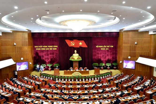 Toàn cảnh khai mạc Hội nghị Trung ương 8 - ảnh 1