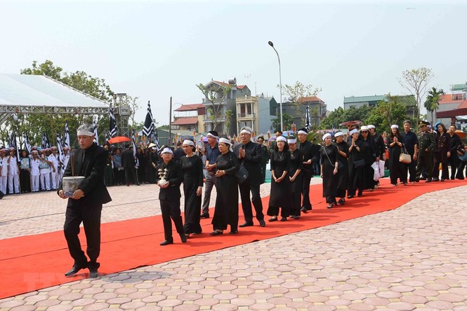 Lễ an táng nguyên Tổng Bí thư Đỗ Mười tại quê nhà - ảnh 24