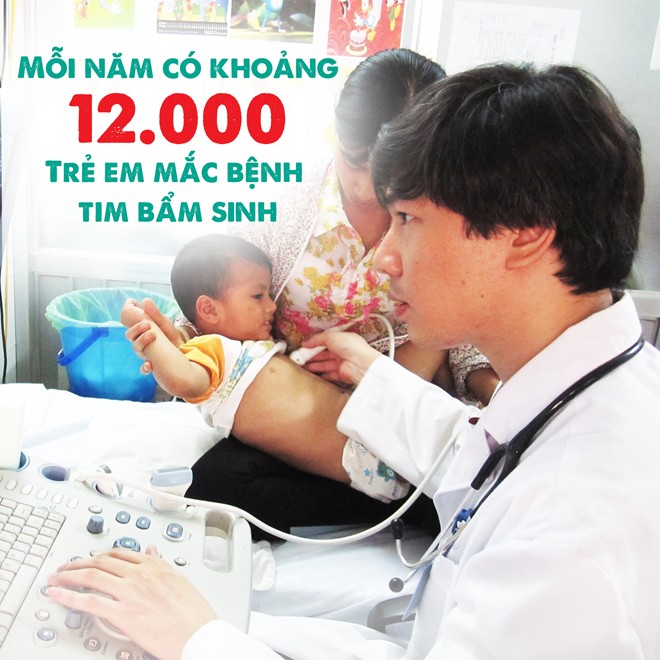 “Phép màu” cho 1.000 trẻ em nghèo bị bệnh tim bẩm sinh - ảnh 1