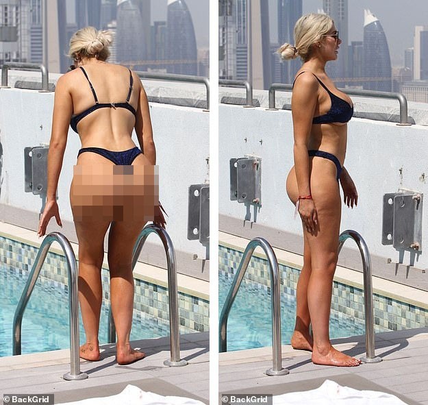 Diện bikini bé xíu, ‘mỹ nhân dao kéo’ Chloe Ferry lộ cả điểm nhạy cảm - ảnh 4
