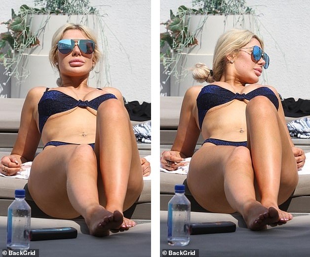 Diện bikini bé xíu, ‘mỹ nhân dao kéo’ Chloe Ferry lộ cả điểm nhạy cảm - ảnh 6