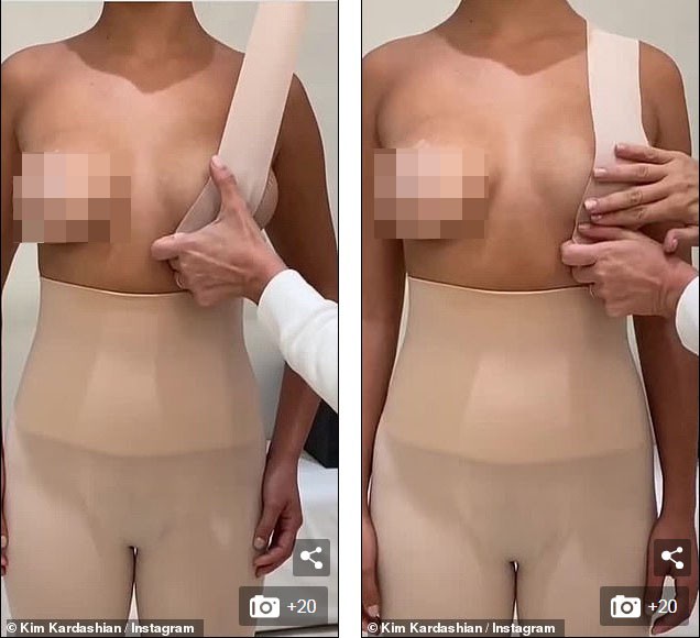 Kim Kardashian cởi áo chỉ cách ‘thả rông’ nóng bỏng nhất gây sốc - ảnh 9