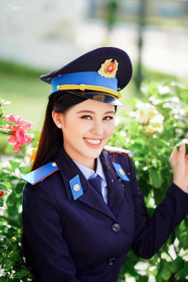 Nữ sinh 2 lần thi hoa hậu, tốt nghiệp Học viện Cảnh sát loại giỏi - ảnh 1