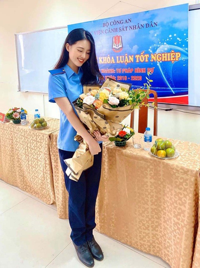 Nữ sinh 2 lần thi hoa hậu, tốt nghiệp Học viện Cảnh sát loại giỏi - ảnh 5