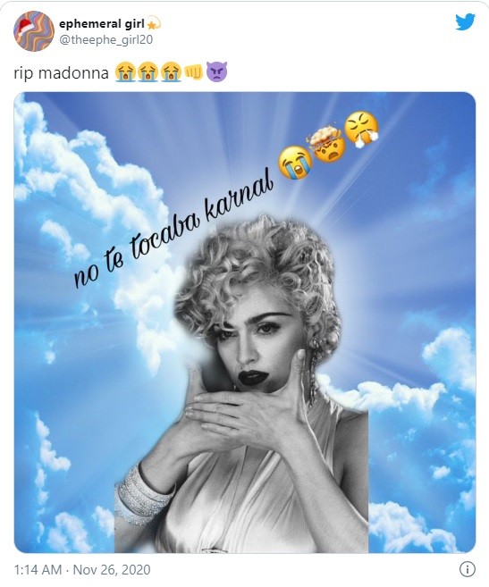 Huyền thoại Maradona qua đời, dân mạng lại tưởng nhớ Madonna và gọi là 'nữ hoàng bóng đá' - ảnh 1