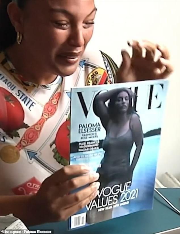 Mẫu nữ da màu ngoại cỡ mặc váy mỏng tang cực gợi cảm trên bìa Vogue - ảnh 5