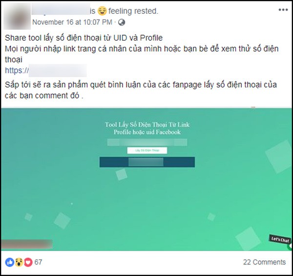 Website có thể tìm số điện thoại từ bất kỳ Facebook nào, kể cả đã ẩn thông tin - ảnh 4