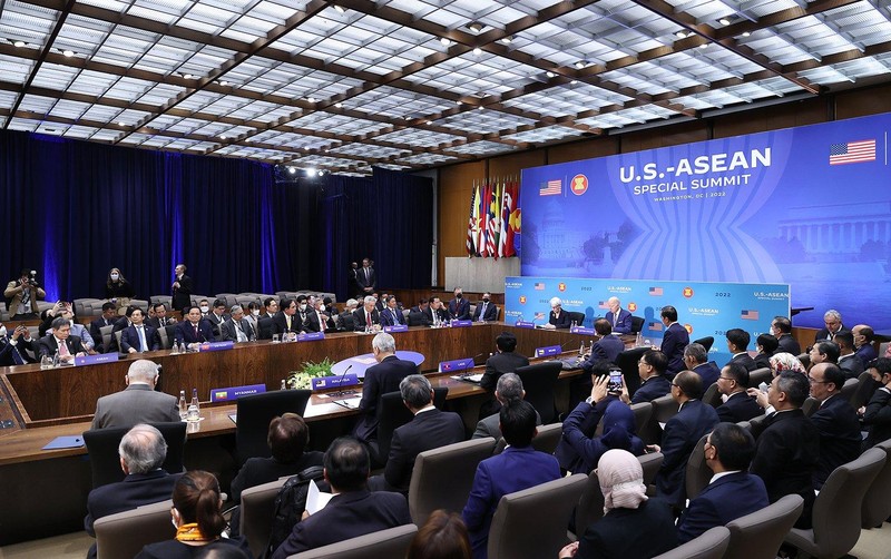 ASEAN- Hoa Kỳ ra tuyên bố chung, cam kết nâng tầm quan hệ lên 'đối tác Chiến lược toàn diện'  ảnh 1
