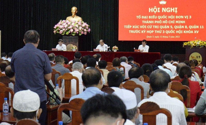 Chủ tịch nước Nguyễn Xuân Phúc: ‘Hội nghị tiếp xúc cử tri nhiều cảm xúc’ ảnh 1