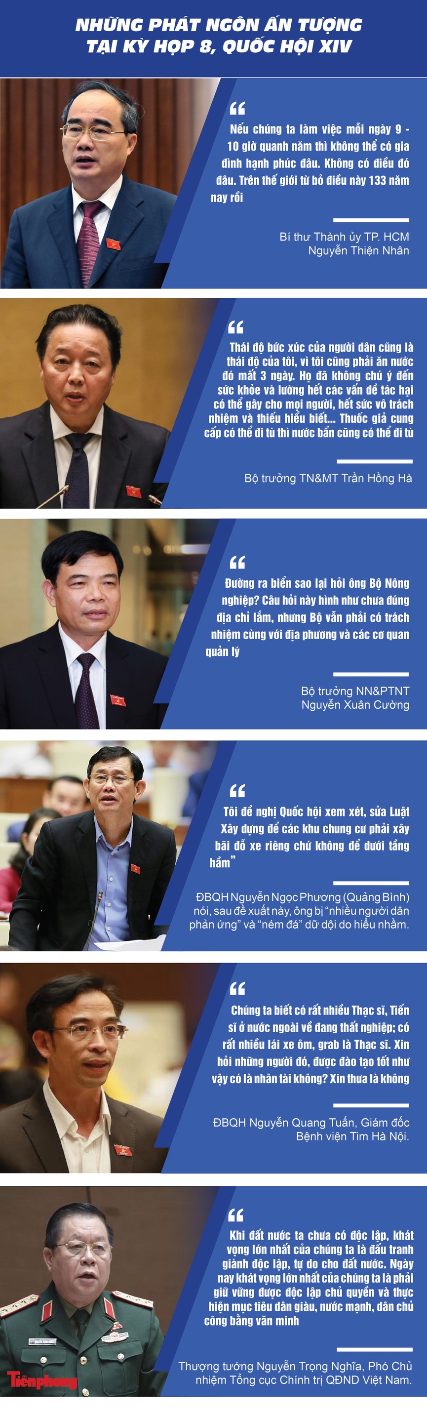 Những phát ngôn gây nhiều chú ý tại kỳ họp 8, Quốc hội XIV - ảnh 1