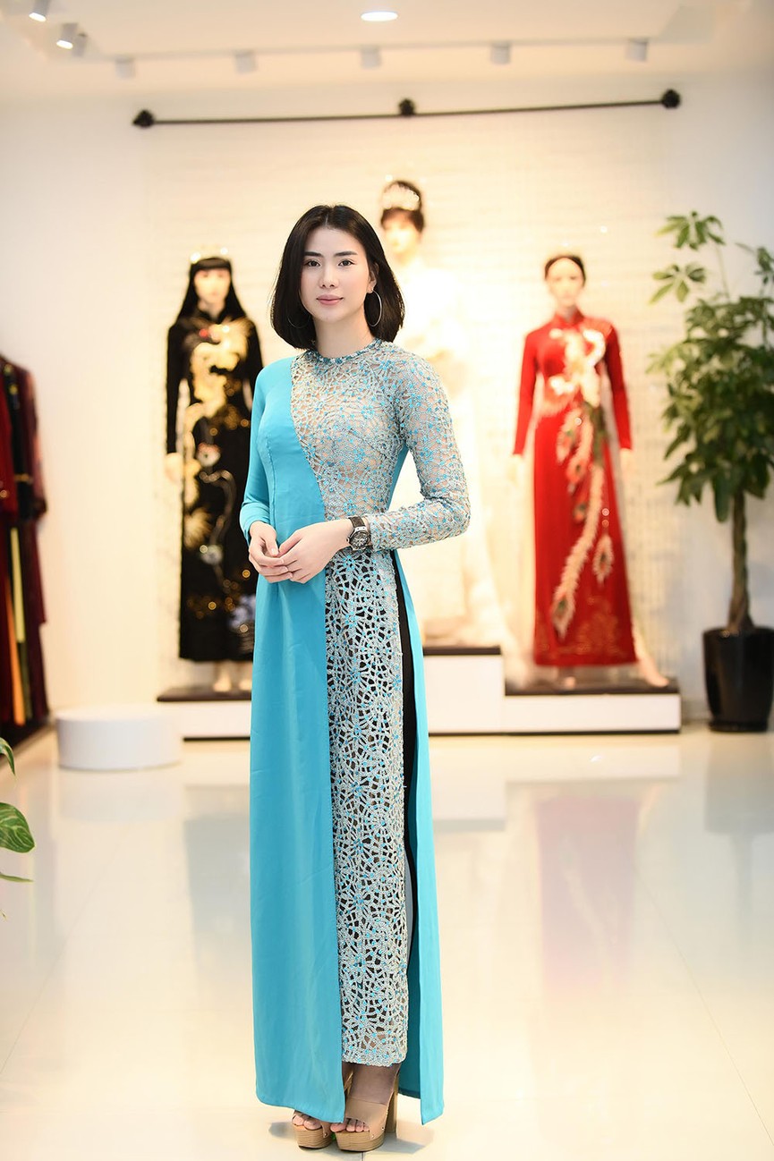 Bạn gái Công Lý đi thử áo dài giữa tin đồn sắp kết hôn - ảnh 8