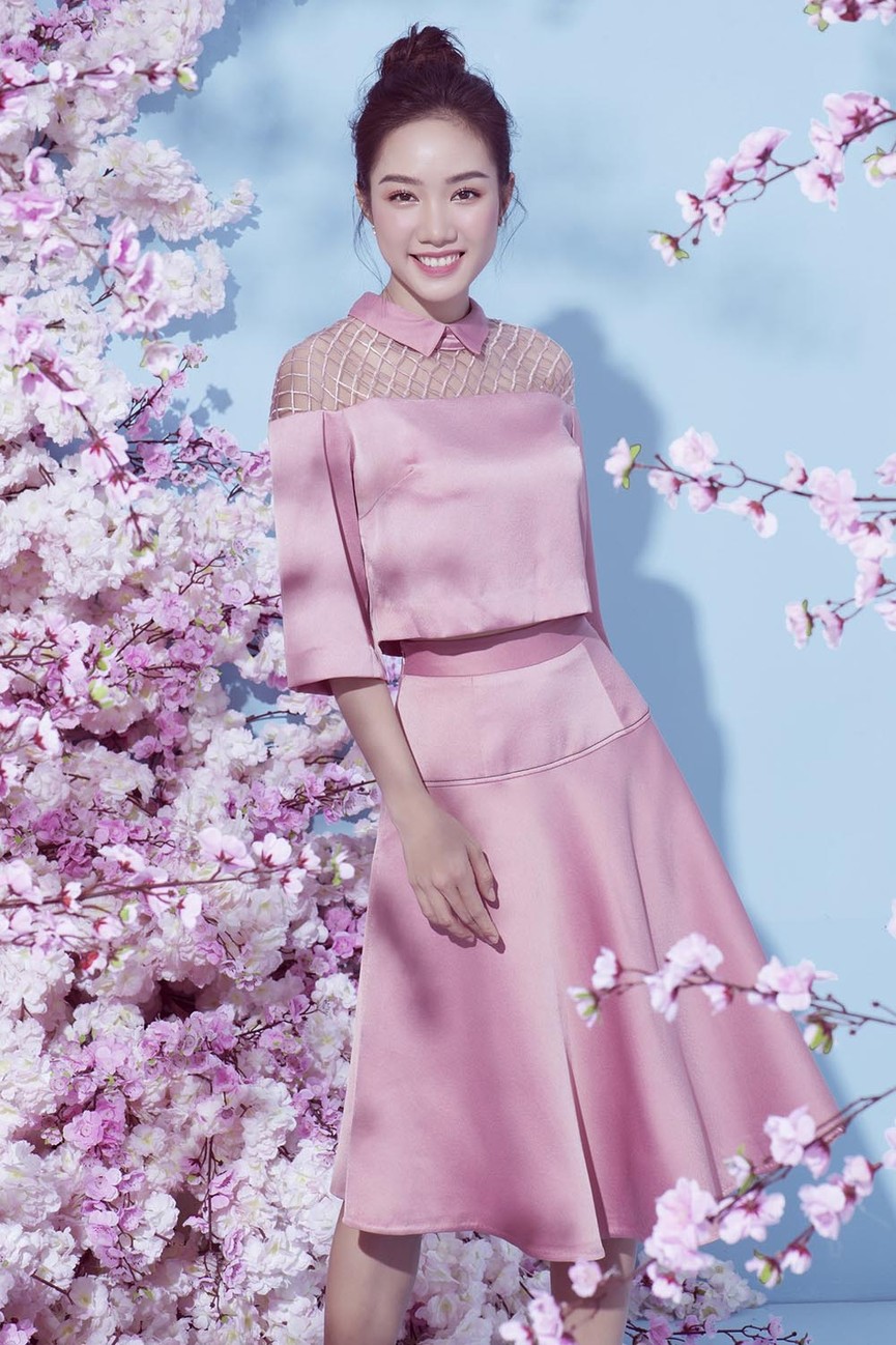 Người đẹp khả ái Hồng Tuyết đẹp mơ màng với gam màu pastel - ảnh 5