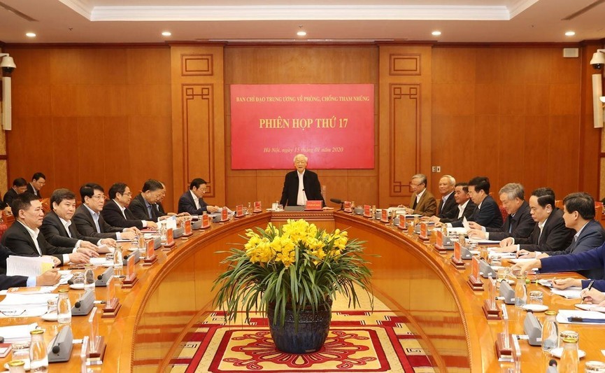 Tổng Bí thư, Chủ tịch nước chủ trì phiên họp về phòng chống tham nhũng - ảnh 5