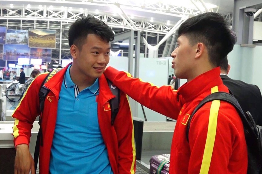U23 Việt Nam sang Hàn Quốc tập huấn lúc nửa đêm - ảnh 9