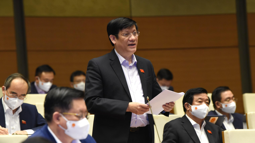 Bộ trưởng Bộ Y tế Nguyễn Thanh Long. Ảnh Như Ý