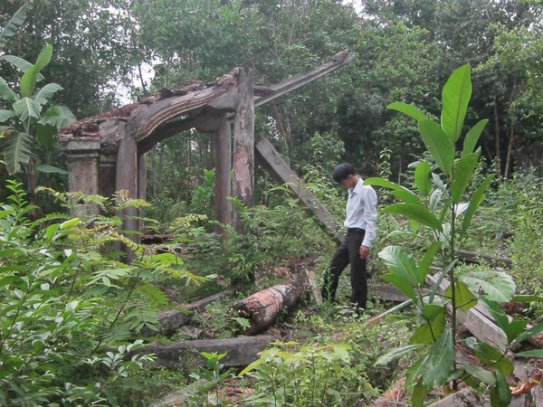 Nhiều di tích ở Quảng Nam đã thành phế tích