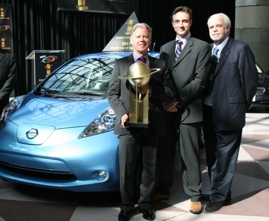 Nissan LEAF giành giải 'Xe của năm 2011'