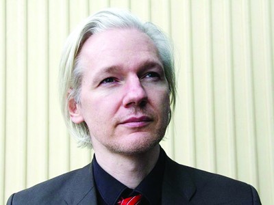 Julian Assange - Người sáng lập WikiLeaks. Ảnh: Espen Moe