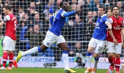 Lukaku tỏa sáng trong màu áo Everton mùa trước