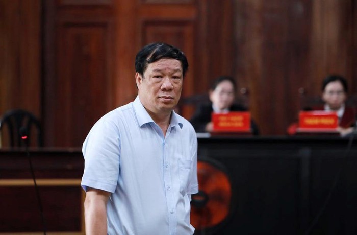 Ông Ngô Nhật Phương tại phiên tòa VN Pharma.