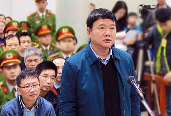 Cựu Bộ trưởng GTVT Đinh La Thăng trong 1 lần hầu tòa trước đây.