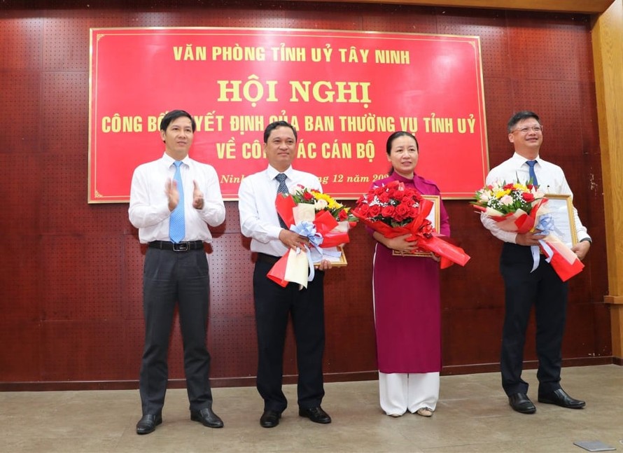 Tân Chánh văn phòng Tỉnh ủy Tây Ninh, bà Huỳnh Thị Huỳnh Nhung. Ảnh: V.X