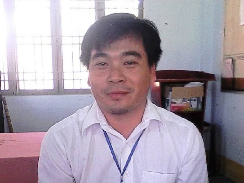 Nguyễn Hoàng Nhựt lúc còn làm giáo viên.