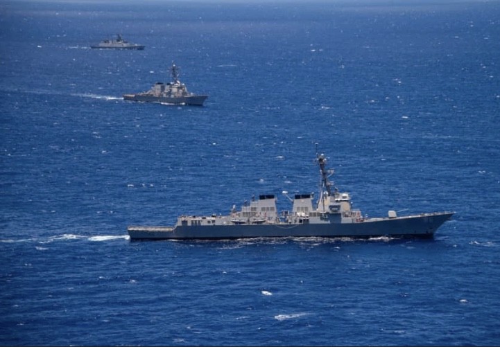 Việt Nam nêu quan điểm việc Mỹ đưa 2 tàu chiến vào Trường Sa